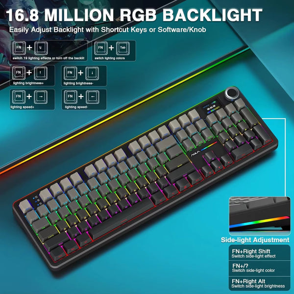 Aula F108 Pro - Hot-Swap Mechanical Keyboard